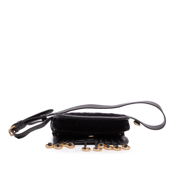 Pre-Loved Prada Impuntu Velluto Corsaire Convertible Belt Bag
